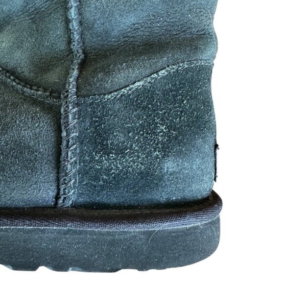 UGG Bailey Button Over The Knee Sheepskin Boots Black Women’s Size 6 Rare Style - Picture 6 of 16
